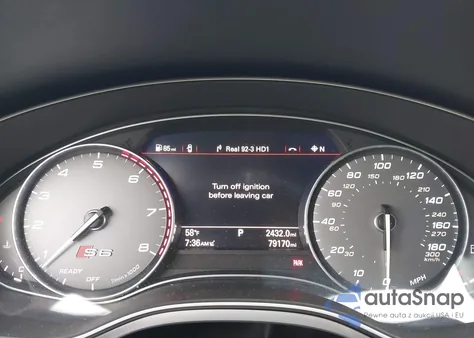 2017 Audi S6 4.0T Premium Plus from USA, damaged, VIN WAUFFAFC7HN122219